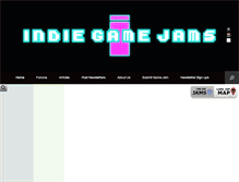 Tablet Screenshot of indiegamejams.com